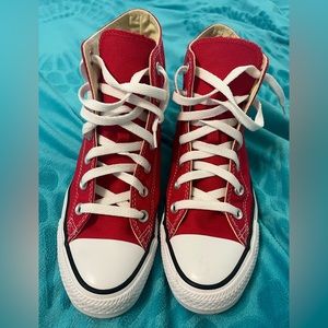 Red Hightop Converse